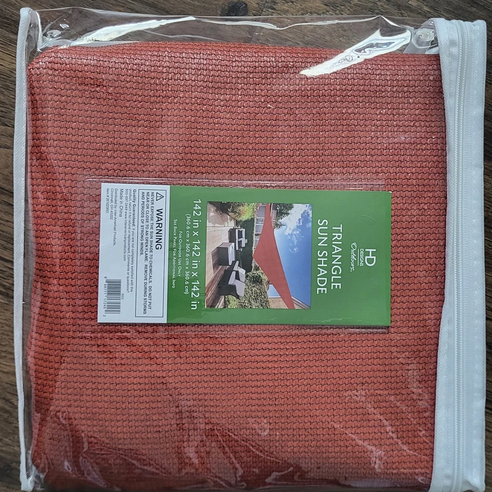 Terracotta Sun Shade Sail for Outdoor Comfort